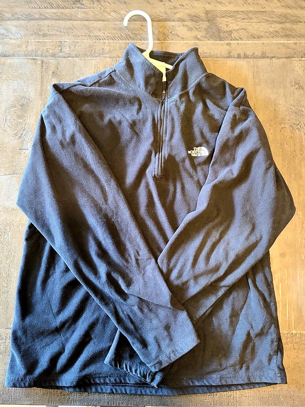 The North Face Glacier 1/4-Zip Fleece Pullover Men's Black Medium